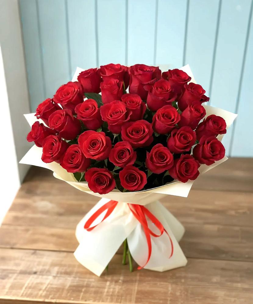 Букет 29 Красных роз в Волоконовке