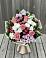 Букет цветов из: Альстромерии, Гвоздики, Розы и Хризантемы в Волоконовке