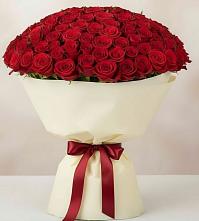 Букет 101 Красная роза Милано в Волоконовке