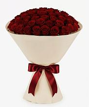 Букет 101 Бордовая роза Блэк Бакарра в Волоконовке