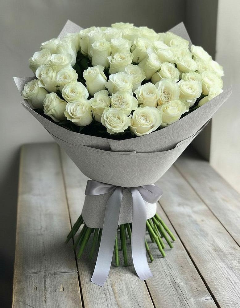 Букет 35 Белых роз в Волоконовке