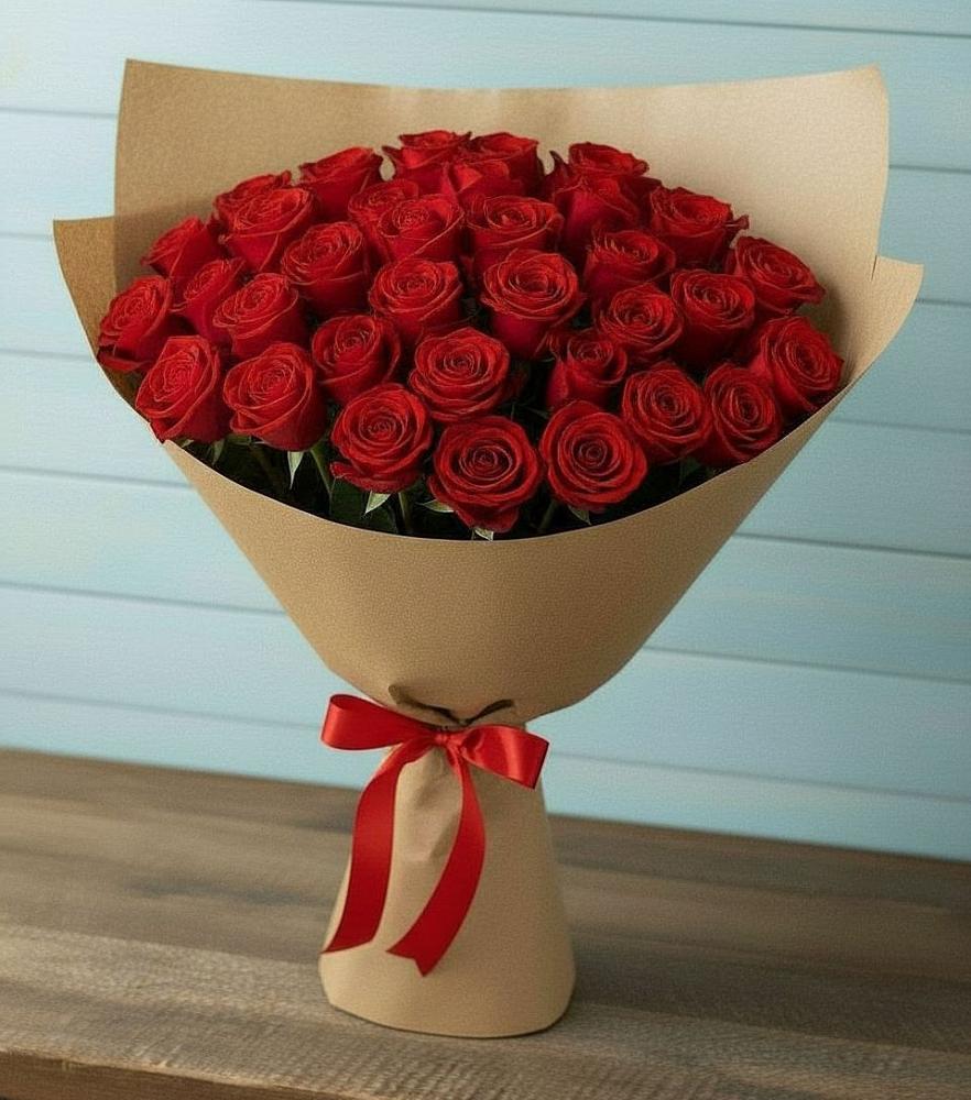 Букет Красные розы Милано в Волоконовке