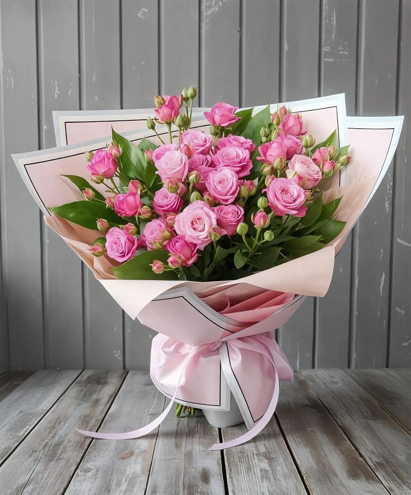 Букет Розовый кустик в Волоконовке