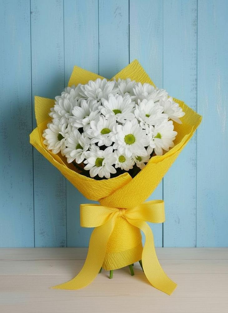 Букет цветов из: Хризантемы в Волоконовке