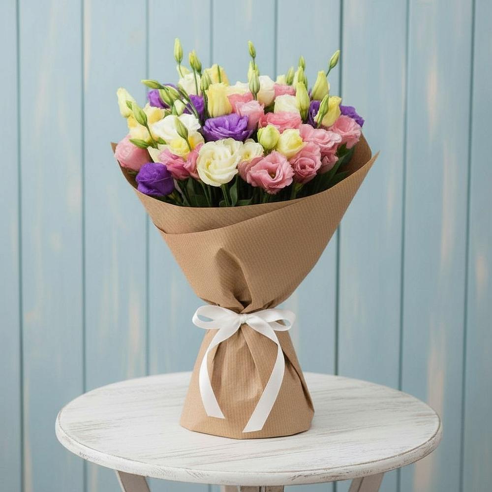 Букет цветов из: Лизиантусы в Волоконовке