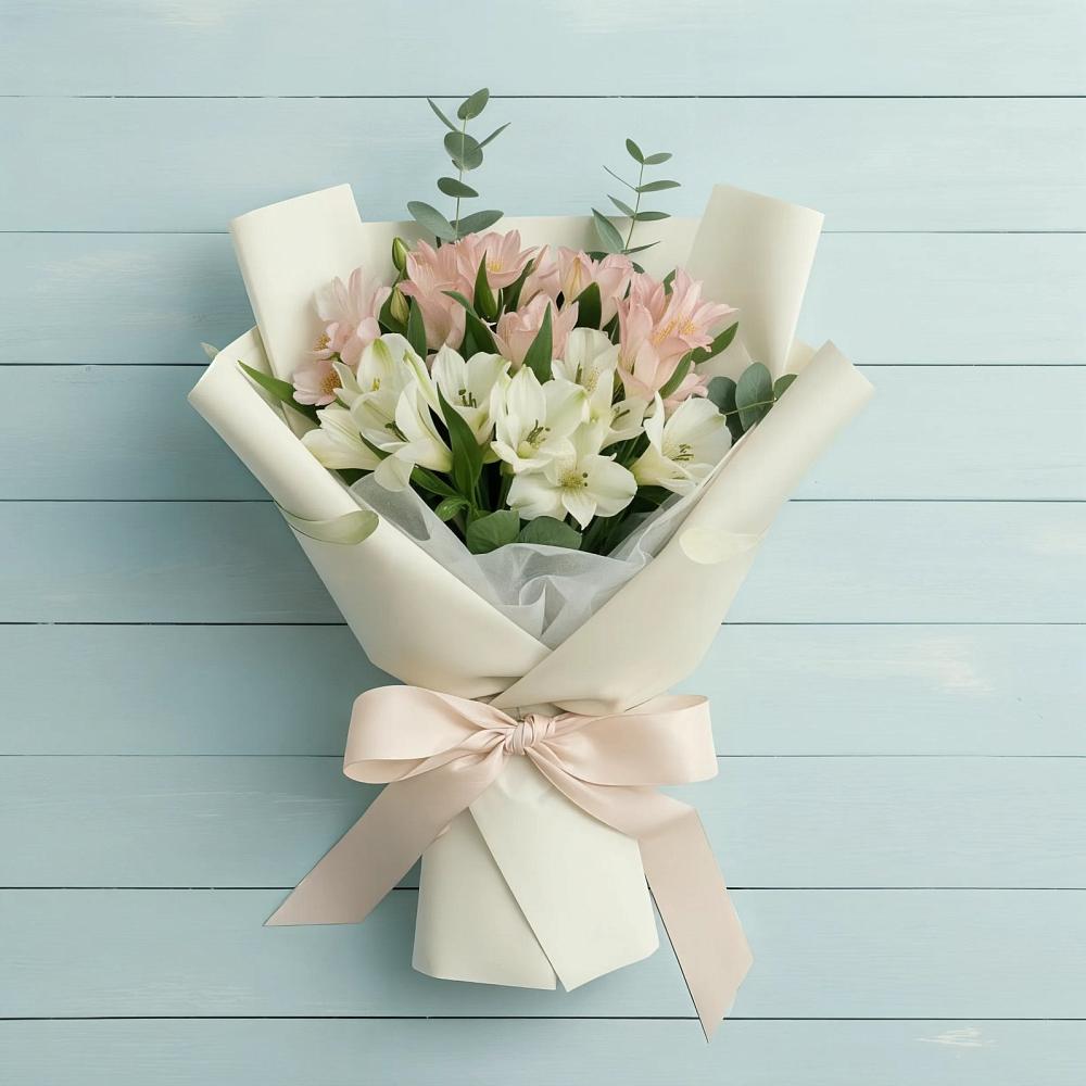 Букет цветов из: Альстромерии в Волоконовке