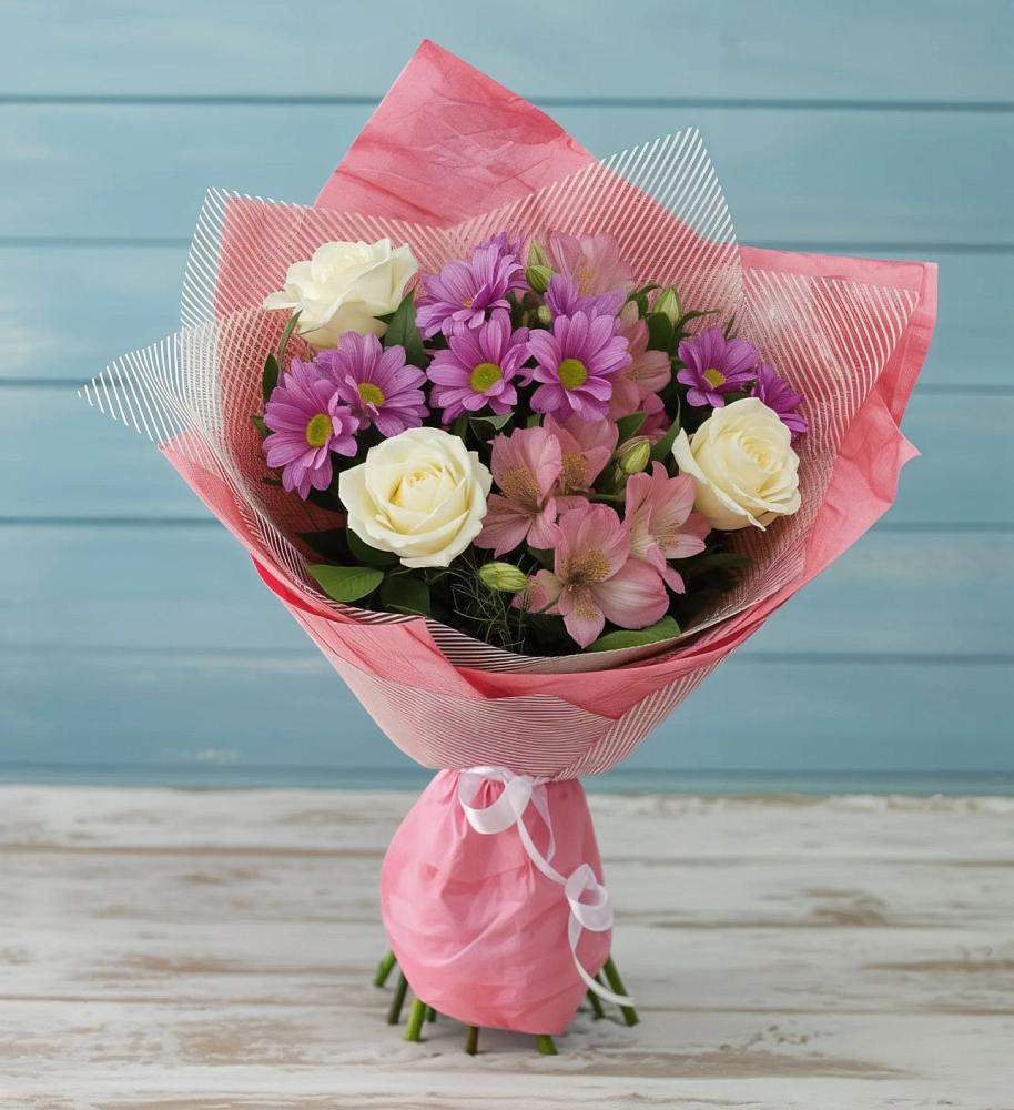 Букет цветов из: Герберы в Волоконовке