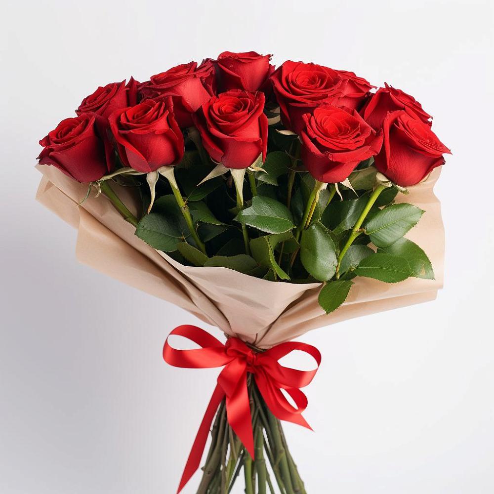 Букет 11 Красных роз Эдлесс Лав в Волоконовке