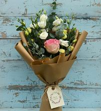 Букет цветов из:  Розы и Лизиантусы #REPLACE_PRED# Волоконовке