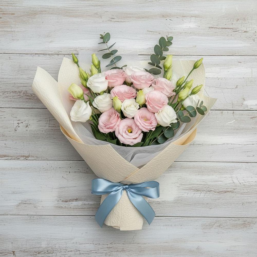 Букет цветов из: Лизиантусы в Волоконовке